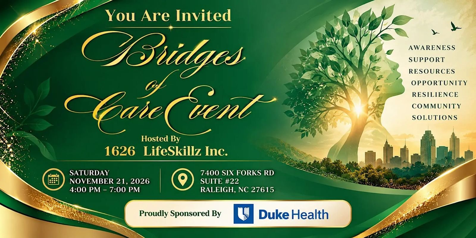 Bridges of Care Event Hosted by Fatimah Muhammad | 1626 Life Skillz Inc.